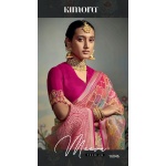 Soft Brasso Sarees With Beautiful Embroidery Work Blouse - Image 3